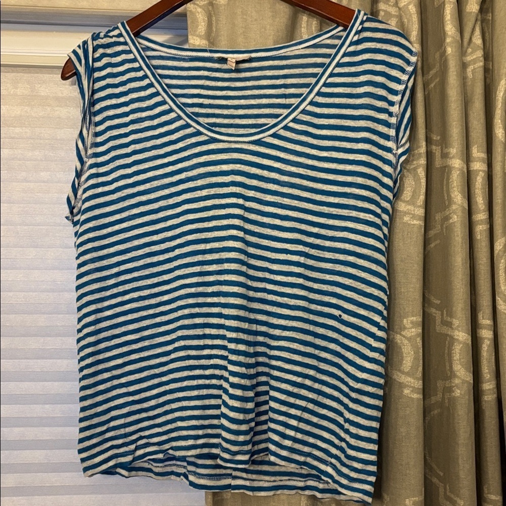 joie striped blue top S